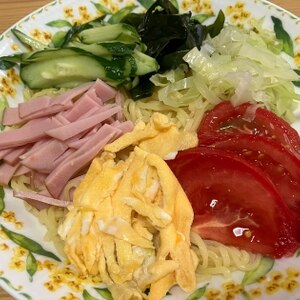 我が家の冷やしラーメン